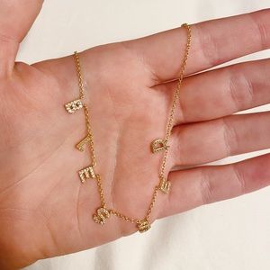 Gold plated blessed necklace